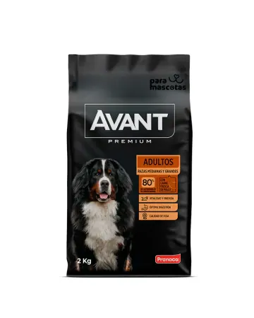 Avant Avant Premium Adultos Razas Medianas y Grandes 2 kg Alimento Perro en ParaMascotasEC