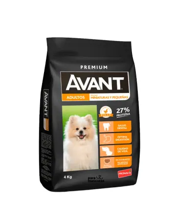 Avant Avant Premium Adultos Razas Miniaturas y Pequeñas 4 kg Alimento Perro en ParaMascotasEC