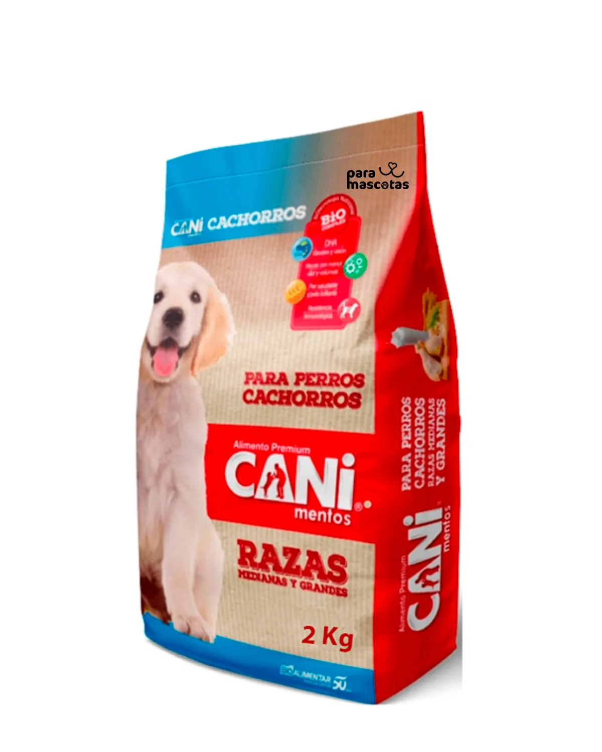 Cani Cani Premium Cachorros Razas Medianas y Grandes 2 kg Alimento Perro en ParaMascotasEC