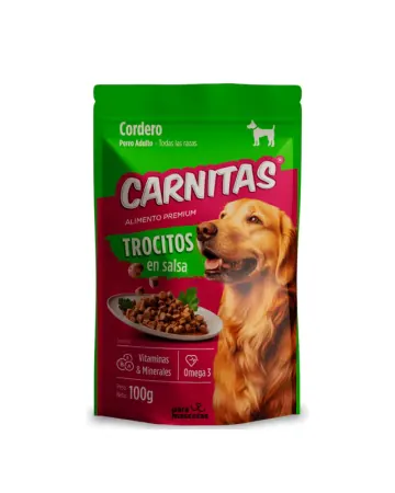 Mimma Carnitas Comida Húmeda para Perros Adultos Cordero 100 g 100 gr Alimento Perro en ParaMascotasEC