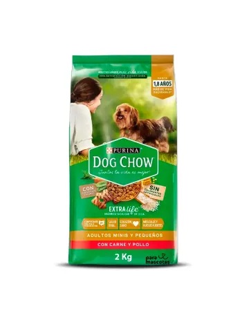 Dog Chow Dog Chow Adultos Razas Pequeñas 2 kg Alimento Perro en ParaMascotasEC