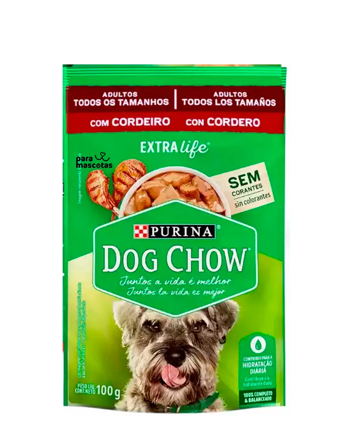 Dog Chow Dog Chow Comida Húmeda para Perros Adultos Cordero 100 g 100 gr Alimento Perro en ParaMascotasEC