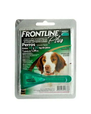 Generico Frontline Plus Pipeta Antiparasitario Externo para Perros 10 a 20 kg 20 kg Salud Perro en ParaMascotasEC