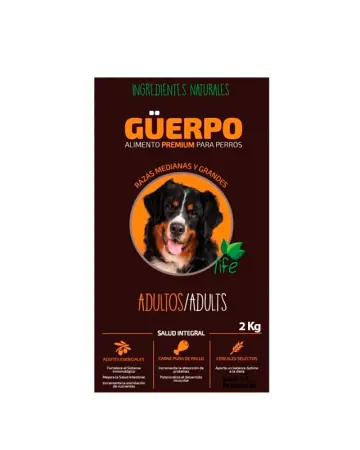 Guerpo Guerpo Adultos Razas Medianas y Grandes 2 kg Alimento Perro en ParaMascotasEC