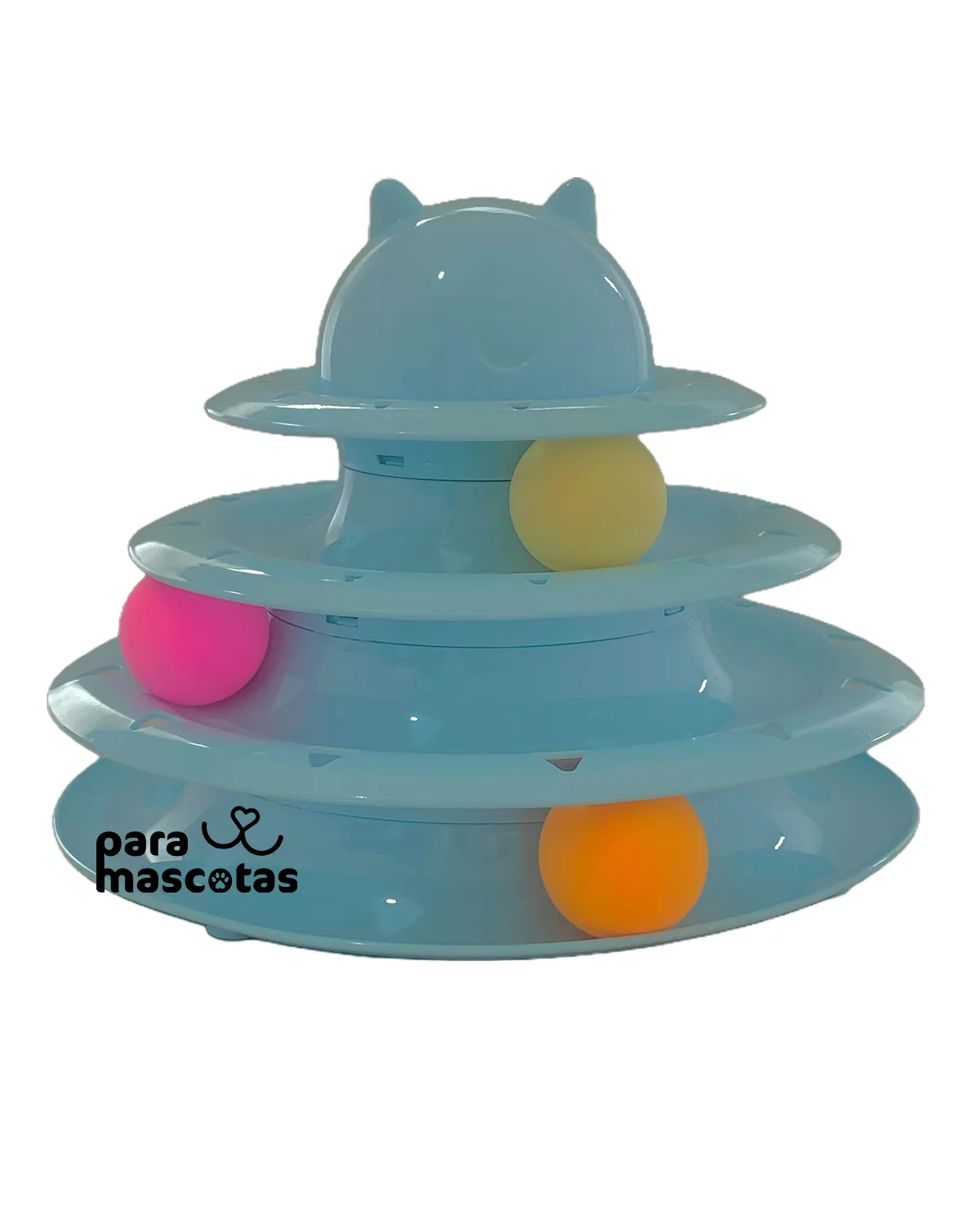 ParaMascotas Juguete Interactivo Cat Tower Azul AZUL accesorios Gato en ParaMascotasEC