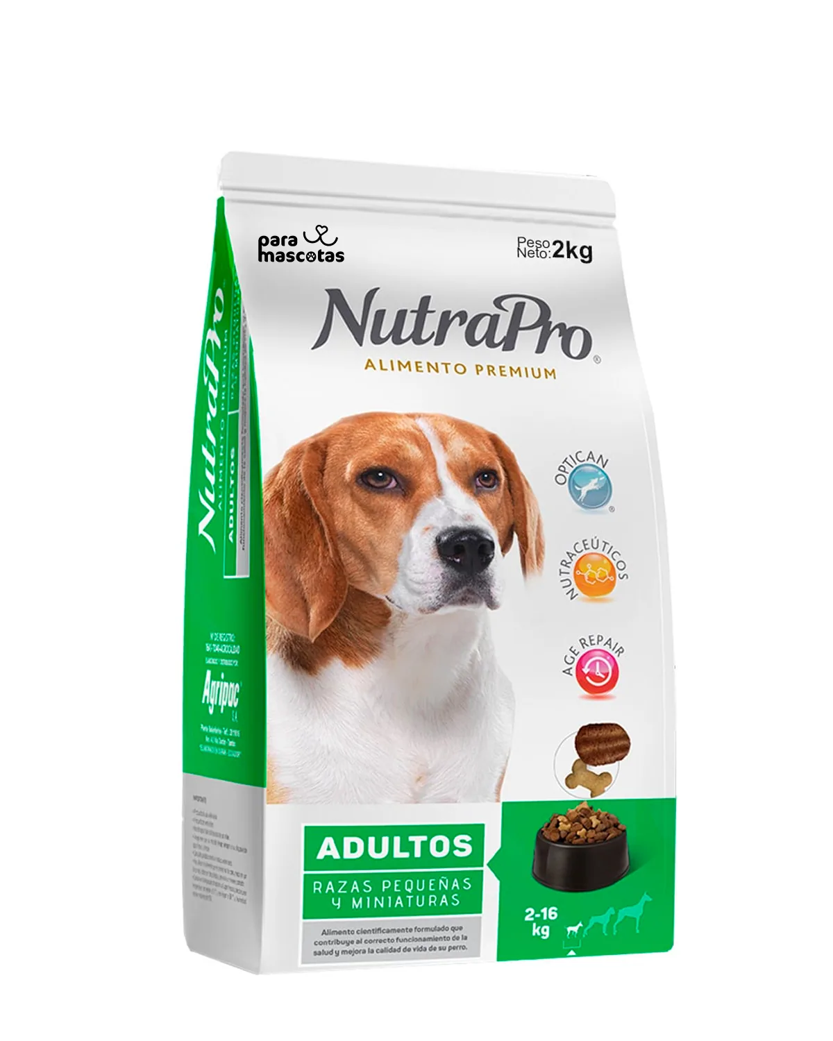 NutraPro NutraPro Adultos Razas Pequeñas 2 kg Alimento Perro en ParaMascotasEC