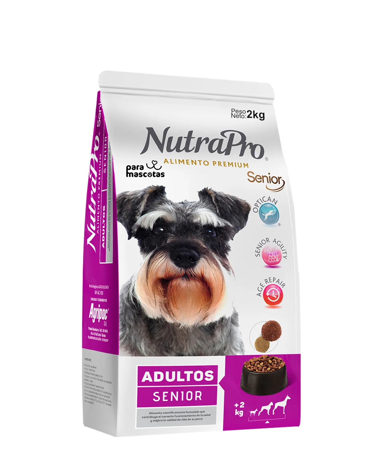 NutraPro NutraPro Senior Adultos 2 kg Alimento Perro en ParaMascotasEC