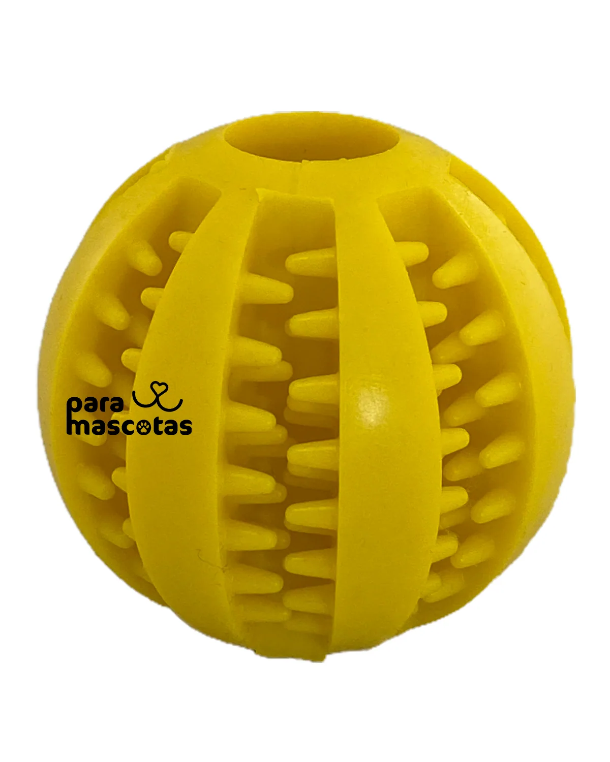 ParaMascotas Pelota Pequeña Amarilla AMARILLA accesorios Perro en ParaMascotasEC