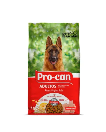 Pro-Can Procan Adultos Razas Medianas y Grandes 2 kg Alimento Perro en ParaMascotasEC
