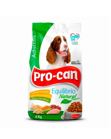 Generico Procan Equilibrio Natural Adultos Todas las Razas 4 kg Alimento Perro en ParaMascotasEC