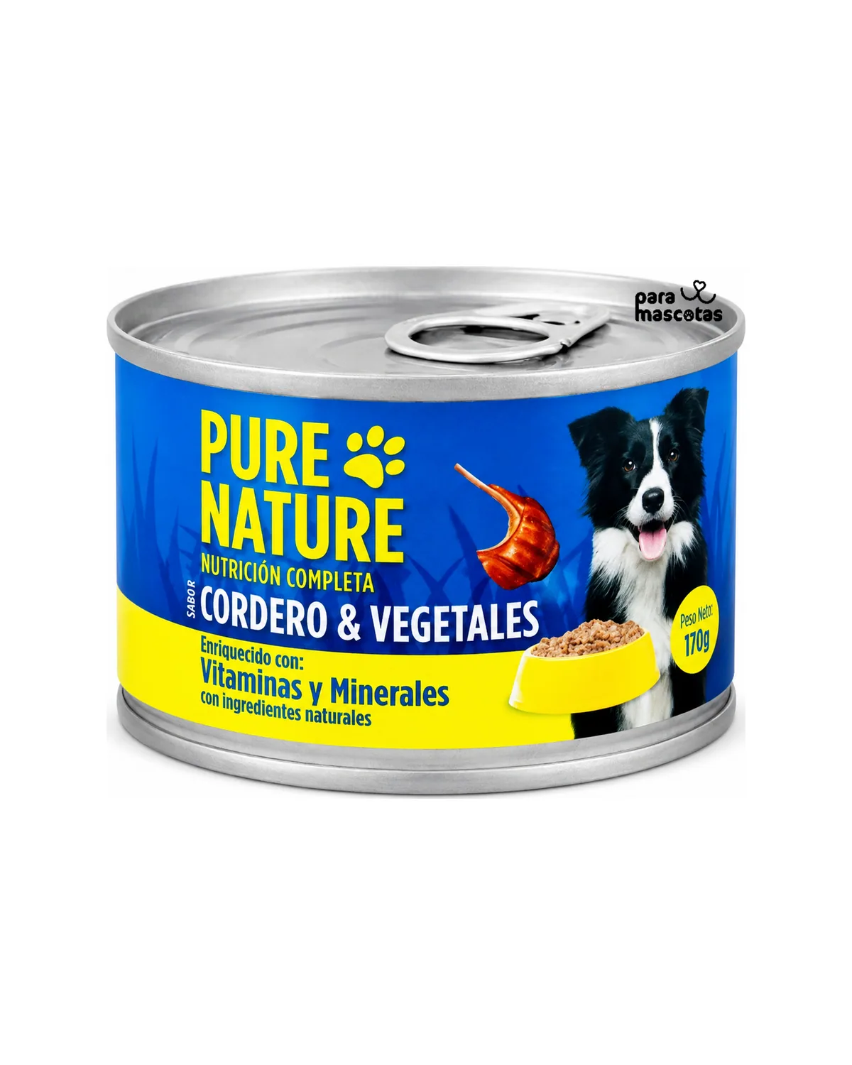 Pure Naturecomida húmeda para perros Cordero y vegetales imagen de ficha en ParaMascotasEC