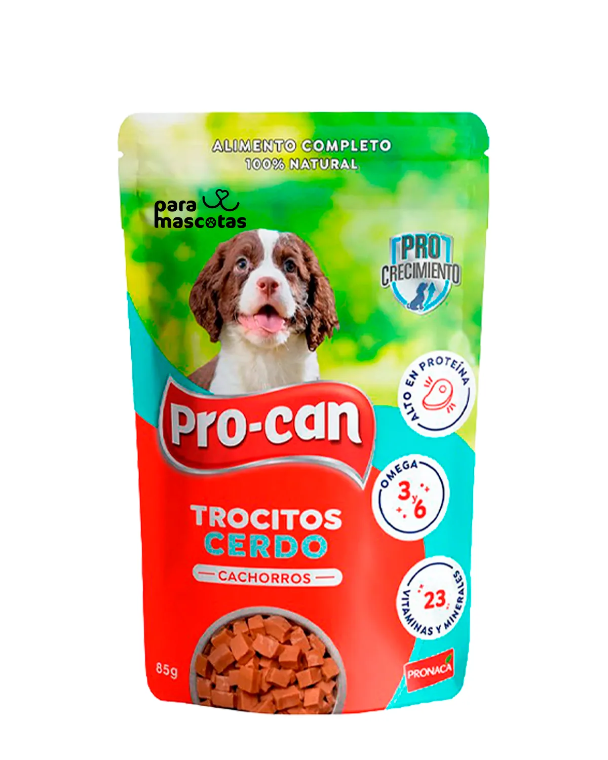 DAG Procan Comida Húmeda Cachorro Perros Cerdo 85 g 85 gr Alimento Perro en ParaMascotasEC